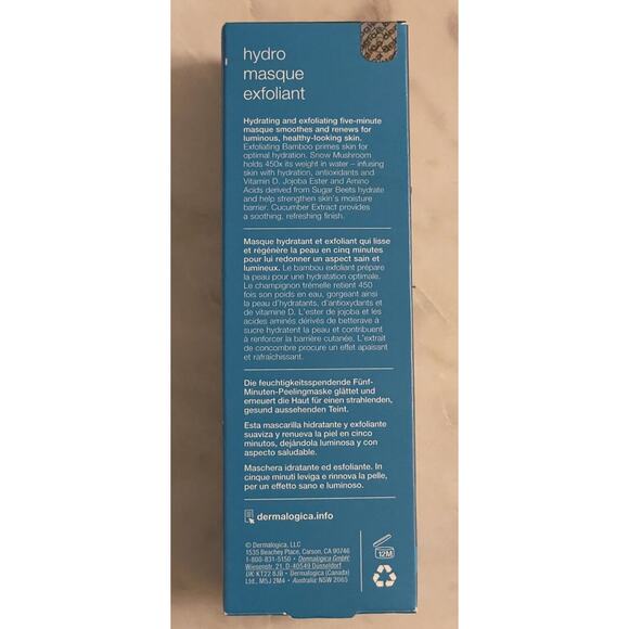 Dermalogica Hydro Masque Exfoliant 1.7 oz / 50 ml Renews Smooths Vitamins‎ New - Picture 2 of 4